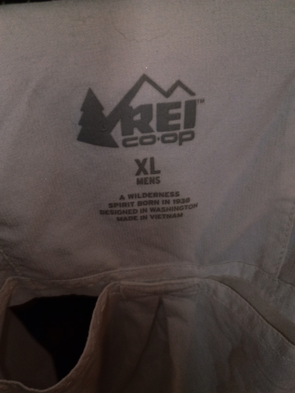 REI Men's Lightweight Shirt Jacket in Light Gray